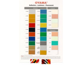 OYAMA Reflective Color Chart