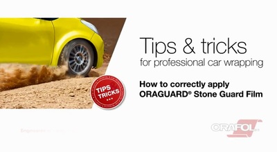 How to correctly apply ORAGUARD® Stone Guard Film